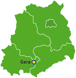 Zuständigkeitsgebiet der Bezirksdirektion Gera – Bildvergrößerung