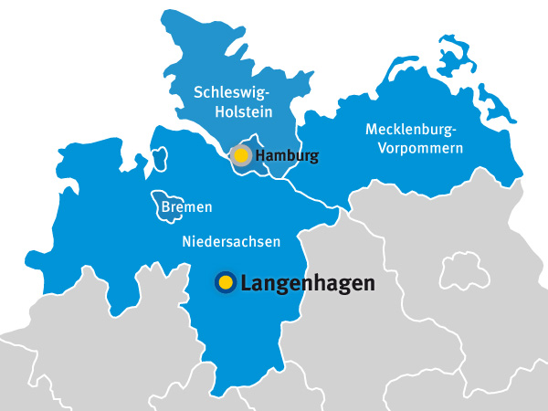 Bereiche der Bezirksdirektion Langenhagen