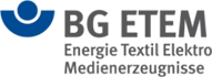 Logo BG ETEM (Berufsgenossenschaft Energie Textil Elektro Medienerzeuggnisse)