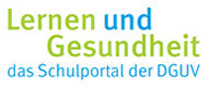Logo Lernen und Gesundheit - das Schülerportal der DGUV