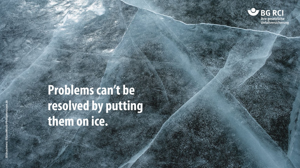 Problems can’t be resolved by putting them on ice. 
