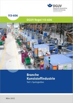 Titelblatt der Branchenregel 113-606, Kunststoffindustrie