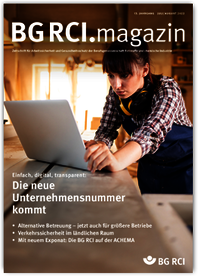 Titelbild BG RCI.magazin, Ausgabe Juli/August 2022