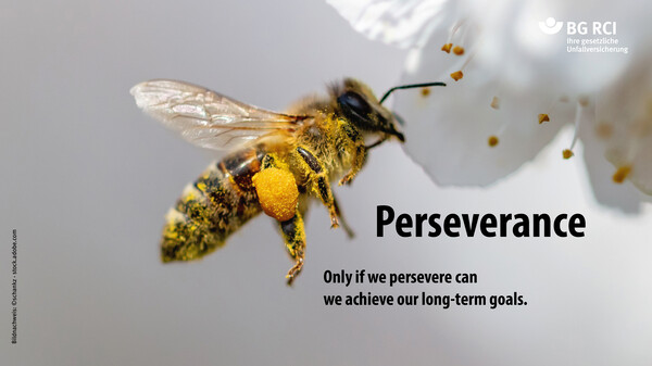 Perseverance. Only if we persevere can we achieve our long-term goals.