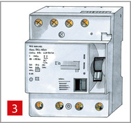 Bei Arbeiten in engen Räumen mit leitfähiger Umgebung ist Schutz durch Abschalten durch eine Fehlerstromschutzeinrichtung mit IΔN ≤ 30 mA zu gewährleisten.