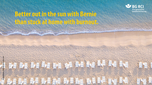 Better out in the sun with Bernie than stuck at home with burnout.