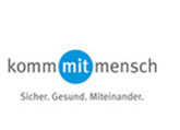 Logo der Kampagne „kommmitmensch“